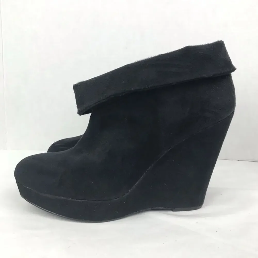 Kelsi Dagger WILMA Vegan Suede Ankle Bootie Sz 9.5